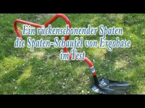 Spaten-Schaufel für rückenschonendes Umgraben