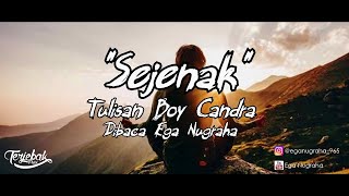 Download lagu Puisi Sejenak Boy Candra Musikalisasi Puisi... mp3