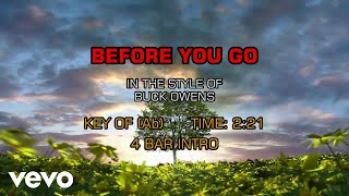 Buck Owens - Before You Go (Karaoke)