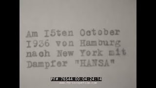 1936 TRIP TO PRE-WWII GERMANY ABOARD SS HANSA  HOM