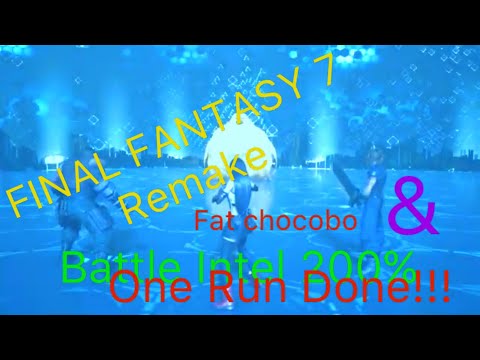 FINAL FANTASY VII REMAKE - Fat Chocobo + Battle Intel 200% Stagger Guide CC