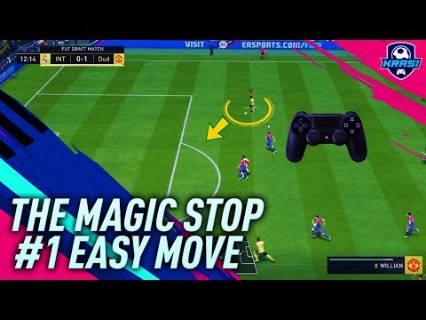 FIFA 19 THE MAGIC STOP TUTORIAL - HOW TO STOP & TURN LIKE A PRO! #1 EASY ATTACKING TRICK