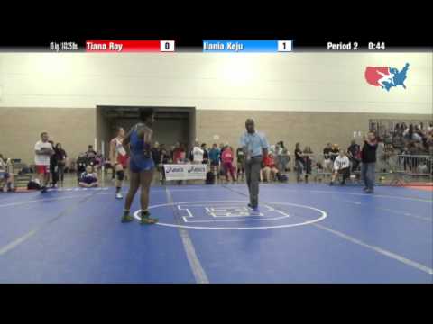 FILA Cadet 65 kg / 143.25 lbs. - Tiana Roy vs. Ilania Keju