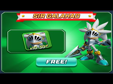 Sonic Forces Mobile: The Silver Knight Galahad New Event Free Cards - All 84 Characters Unlocked