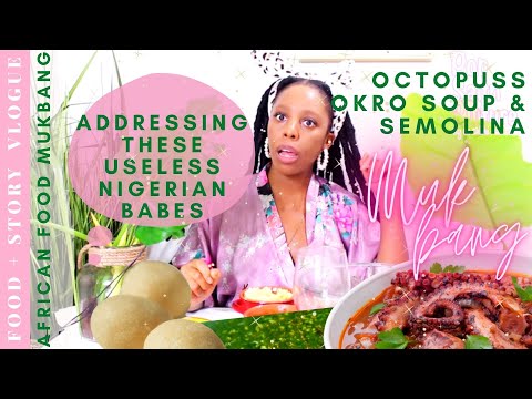 Nigerian Food Mukbang | Fufu Challenge | TikTok Trend African Food