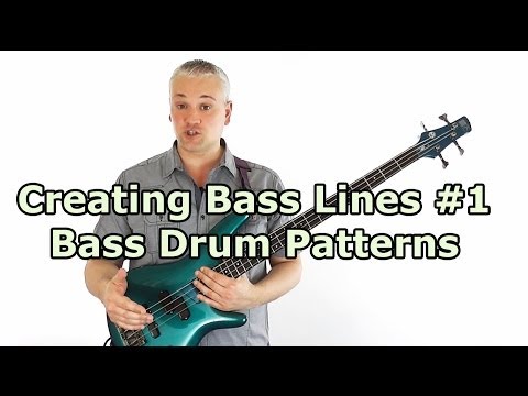 Creating Bass Lines #1 -  Locking With The Bass Drum