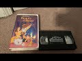 Closing To Beauty And The Beast 1992 VHS