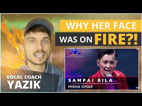 Vocal Coach YAZIK reacts to Sampai Bila - Misha Omar (AJL 33)