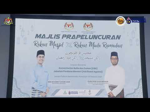 Majlis Prapeluncuran Rakan Masjid X Rakan Muda Ramadan