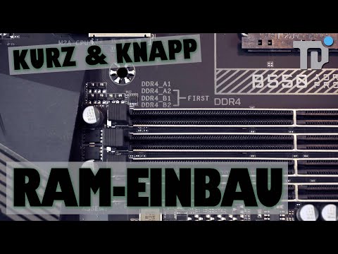 Arbeitsspeicher einbauen ANLEITUNG -  PC selbst zusammenbauen #2