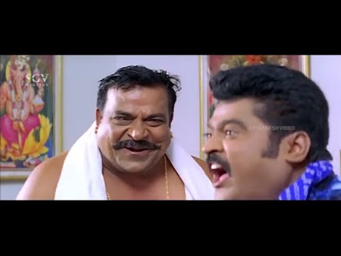 ಚಿನ್ನದ ಬೆಲೆ ಇಳದ ಮೇಲೇನೆ ನಿನಗೆ ಮದುವೆ ಮಾಡೋದು | Rama Krishna Kannada Movie Comedy Scene | Jaggesh