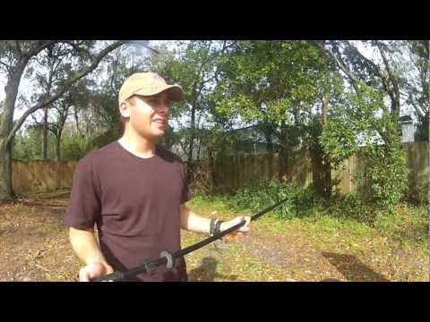 Shooting A .625 Magnum Blowgun from Cold Steel