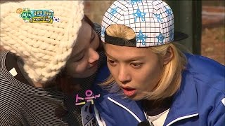 【TVPP】KangNam - Surprised at Bong Sun's kiss, 강남 - 멍때리기 대회 챔피언 강남! 신봉선 뽀뽀 시도에 움찔!? @ Hello Stranger