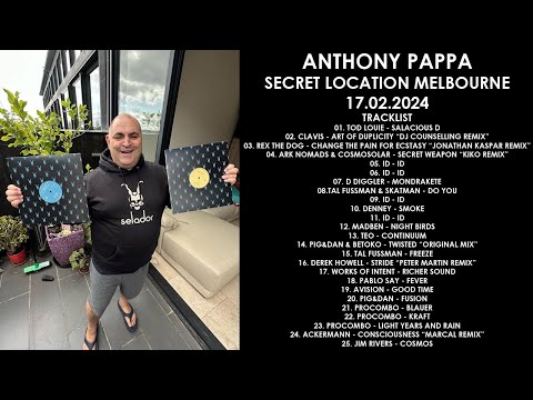 ANTHONY PAPPA (Australia) @ Secret Location Melbourne 17.02.2024