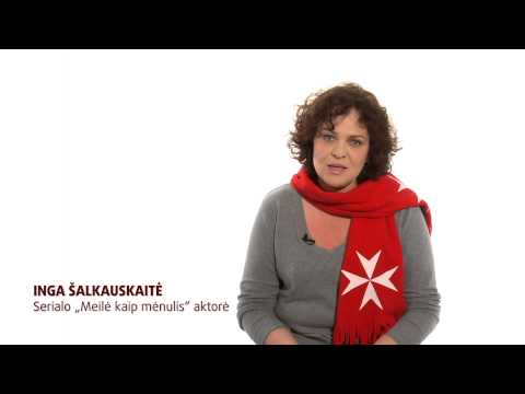 Inga Salkauskaite akcijoje "Maltiečių sriuba 2014"