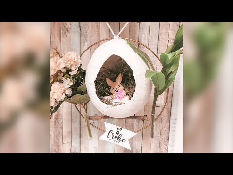 DIY XXL Osterei aus Toilettenpapier und Wasser - XXL Toilet paper easteregg