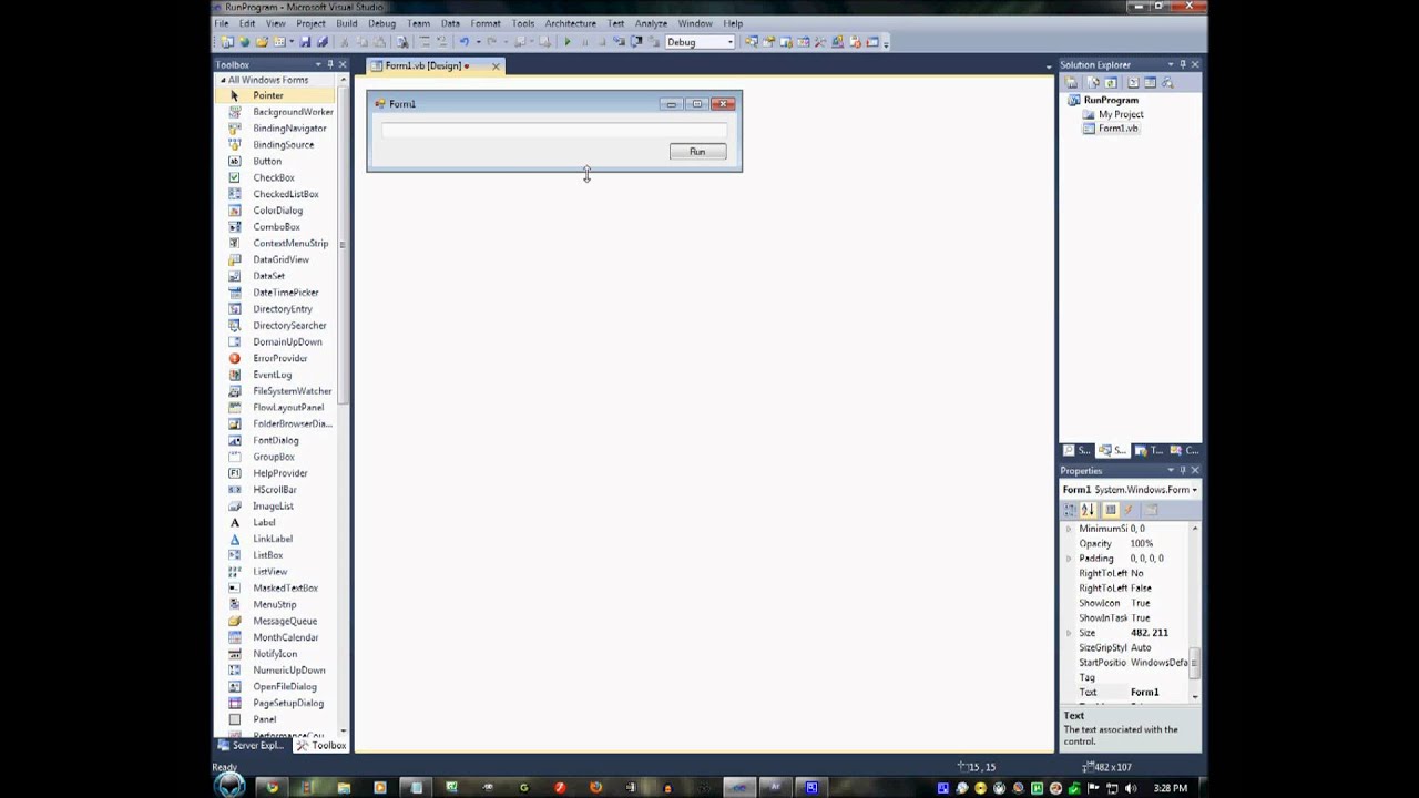 How to make a (RUN) program 