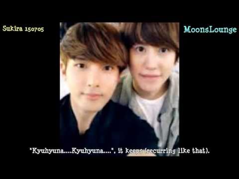 [ENG-SUB] Sukira 150705 Ryeowook reenacted how difficult to wake Kyuhyun up for very early schedule