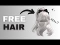 Trying to get new free UGC hair in Roblox!