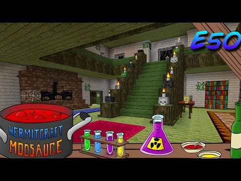 Minecraft Mods - ModSauce - HAUNTED INTERIOR!!! ( Hermitcraft Modded Minecraft E50 )