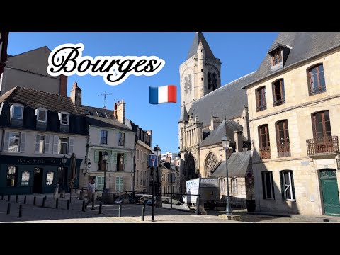 Bourges, France 🇫🇷 Walking Tour, October 16, 2024 Europe City Walk 4K 60fps