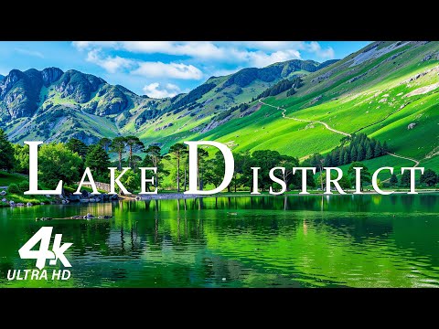 Lake District, UK 4K - Majestic Mountains, Stunning Lakes, and Lush Green Valleys • 4K VIDEO HD