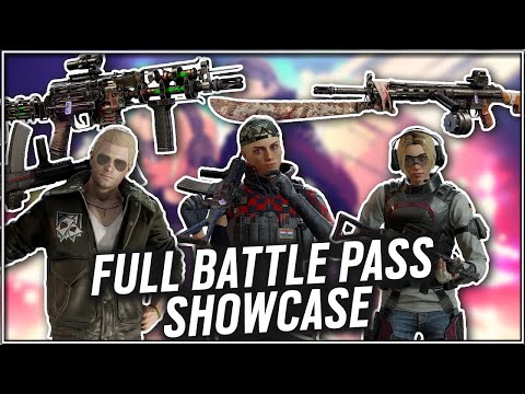 *NEW* BATTLE PASS SHOWCASE - All 100 Tiers - OPERATION CRYSTAL GUARD