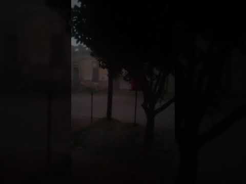 tremenda tormenta en frías Santiago del Estero ⛈️