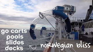 Norwegian Bliss | Go Carts, Pools, Slides & Decks | Travel Guide