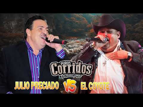 Julio Preciado Vs El Coyote y Su Banda Tierra Santa Puros Corridos Mix 2020| Mix Para Pistear
