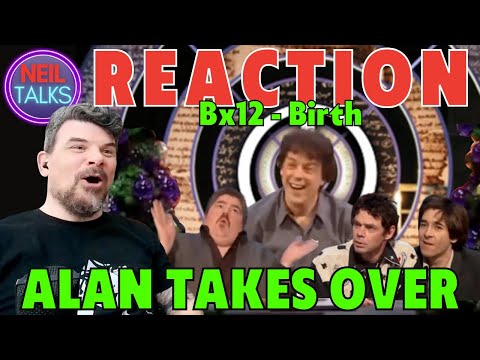 CLASSIC QI REACTION Series B Ep 12 - Birth *ALAN TAKES OVER* (Phill Jupitus, Rich Hall & Mark Steel)