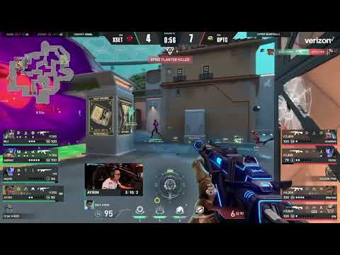 Failed pop flash turnaround by Optic Victor #valorant #vct #opticvsxset