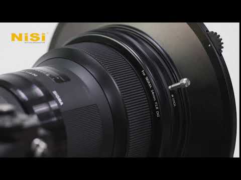 NiSi Austria - NiSi S5 Kit 150mm Filterhalter mit Polfilter für das Sigma 14mm F1.8 DG Art