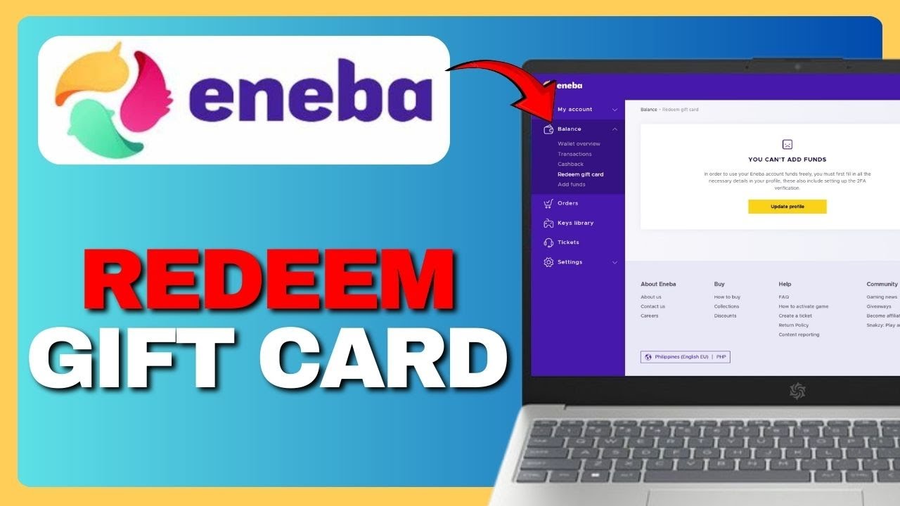 How to Redeem an Eneba Gift Card and Use It (Full Guide) 2026!