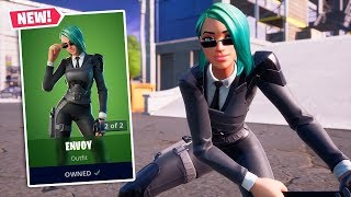 NEW ENVOY Skin Gameplay in Fortnite!