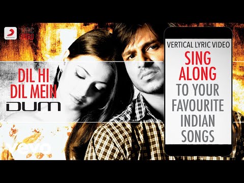 Dil Hi Dil Mein - Dum|Official Bollywood Lyrics|Sonu Nigam|Sowmya Raoh