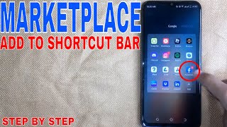 ✅  How To Add Facebook Marketplace To Shortcut Bar 🔴