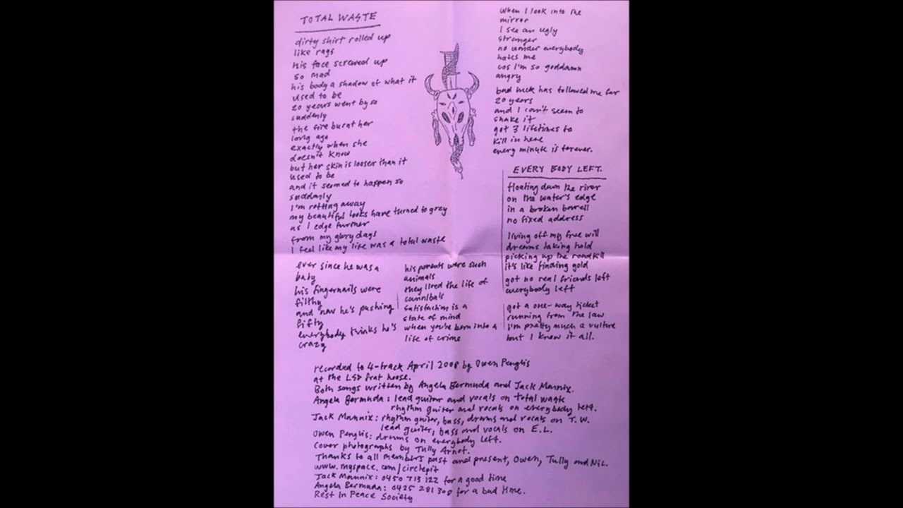 Circle Pit - Circle Pit (7'', 2009, Australia, lo-fi trash rock)