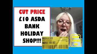 Cheap £10 Asda Bank Holiday food haul with lots of yellow sticker items!