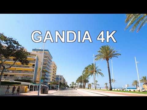 Gandia (Valencia, Spain) Driving Tour 4K Scenic Drive