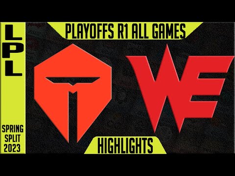 TES vs WE Highlights ALL GAMES | LPL Playoffs Spring 2023 Round 1 | TOP Esports vs Team WE