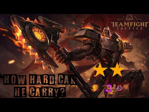 How hard can Darius carry? | PBE TFT 10.18 | Hard ending
