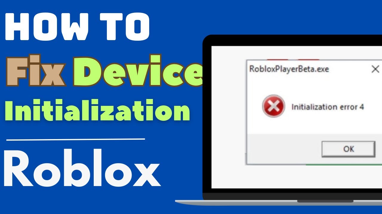 How to fix roblox initializing device error - full guide for roblox