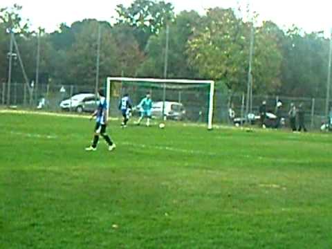 Mecz Piliczanka Pilica - Wieczysta Kraków (gol Grabowskiego).AVI