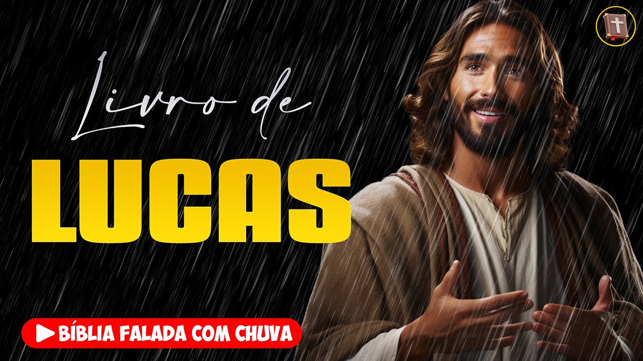 ✝️ EVANGELHO DE LUCAS - Novo Testamento [Bíblia a Mensagem] 🌧️ Bíblia Falada com Chuva 👉 42
