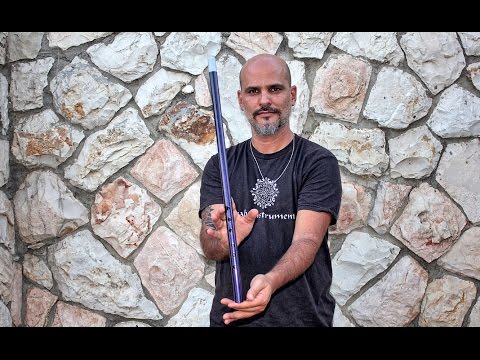 Rast Taksim, Supurde, Re bayat Plastic Arabic Ney - Metal Purple