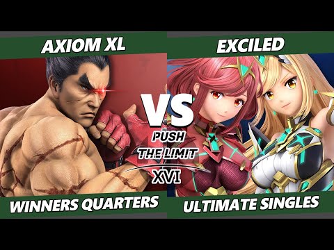Push the Limit 16 Winners Quarters - Axiom XL (Kazuya) Vs. Exciled (Pyra Mythra) SSBU Ultimate