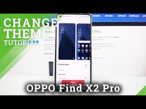 How to Change Device Theme on OPPO Find X2 Pro – Customize Display