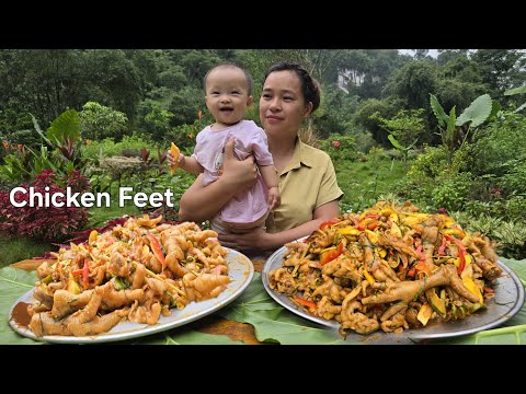 Chicken Feet Soaked in Lemongrass & Lime - Enjoy the crunchy, sour & spicy taste | Lý Thị Ca