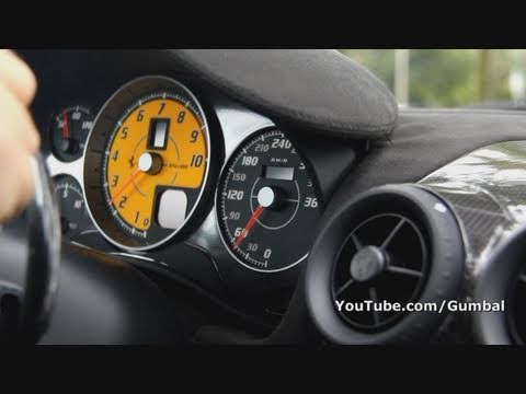 Ferrari 430 Scuderia in Action: accelerations & downshifts!! 1080p HD
